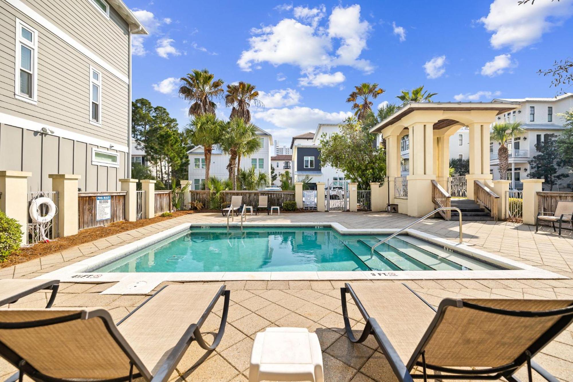 Shellabrate Good Times A Brand New Home For 2024 Only 3 Blocks To The Beach With Community Pool Santa Rosa Beach Dış mekan fotoğraf