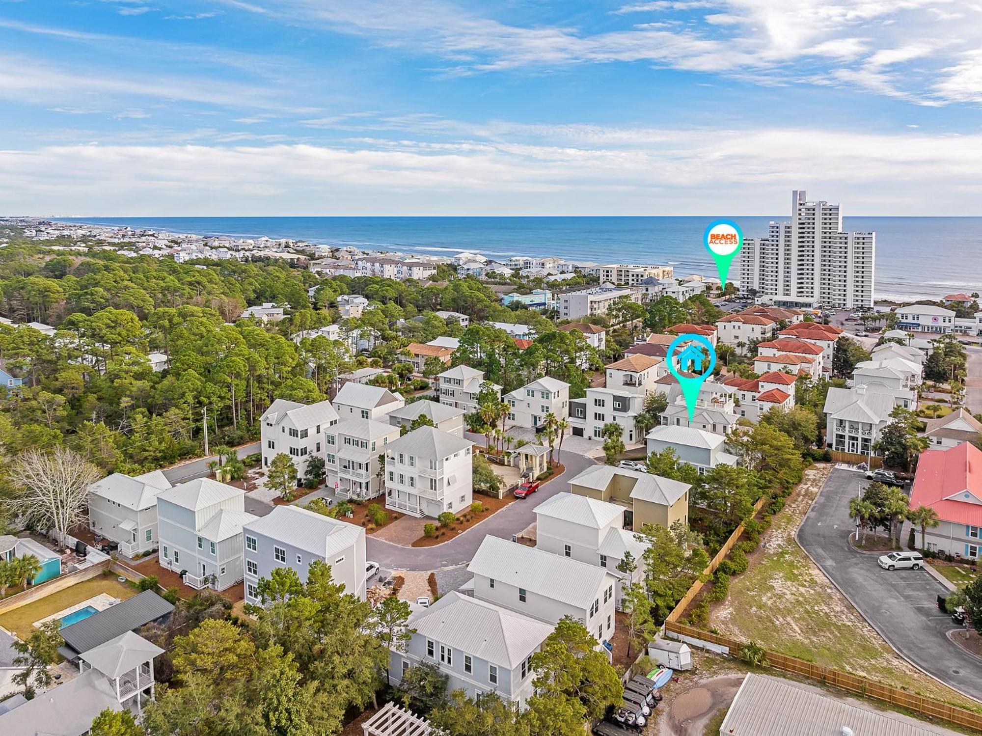 Shellabrate Good Times A Brand New Home For 2024 Only 3 Blocks To The Beach With Community Pool Santa Rosa Beach Dış mekan fotoğraf
